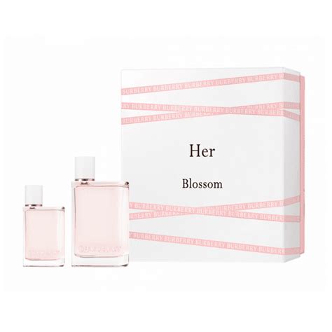 burberry perfume set her|burberry her blossom gift set.